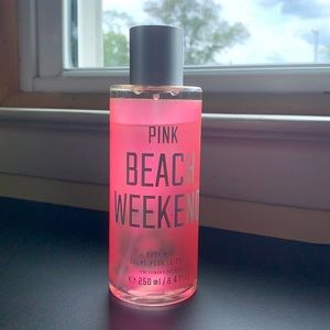 Victoria’s Secret Pink body mist.